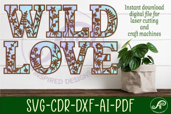 Download Wild Flower Alphabet Letter Set. 2 Layer - Wild flower alphabet letter set Collection