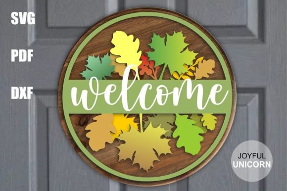Download Fall Welcome Sign SVG | Autumn Sign SVG - Premium Resources