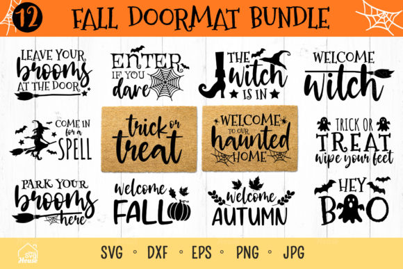 Download Fall Doormat SVG Bundle Welcome - Premium Resources